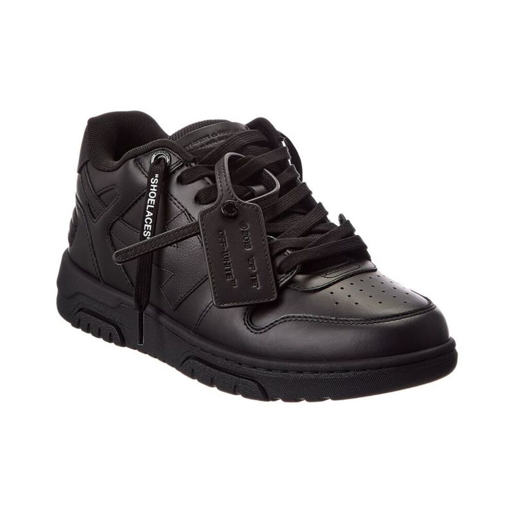 Off-White™ Out Of Office Leather Sneaker, Black